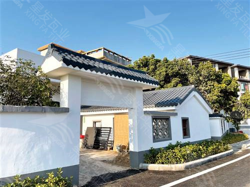 六盤水合成ASA樹脂瓦工廠批發(fā)價(jià) 四合院涼亭仿古別墅瓦 耐酸堿不易腐蝕耐抗沖擊塑膠瓦